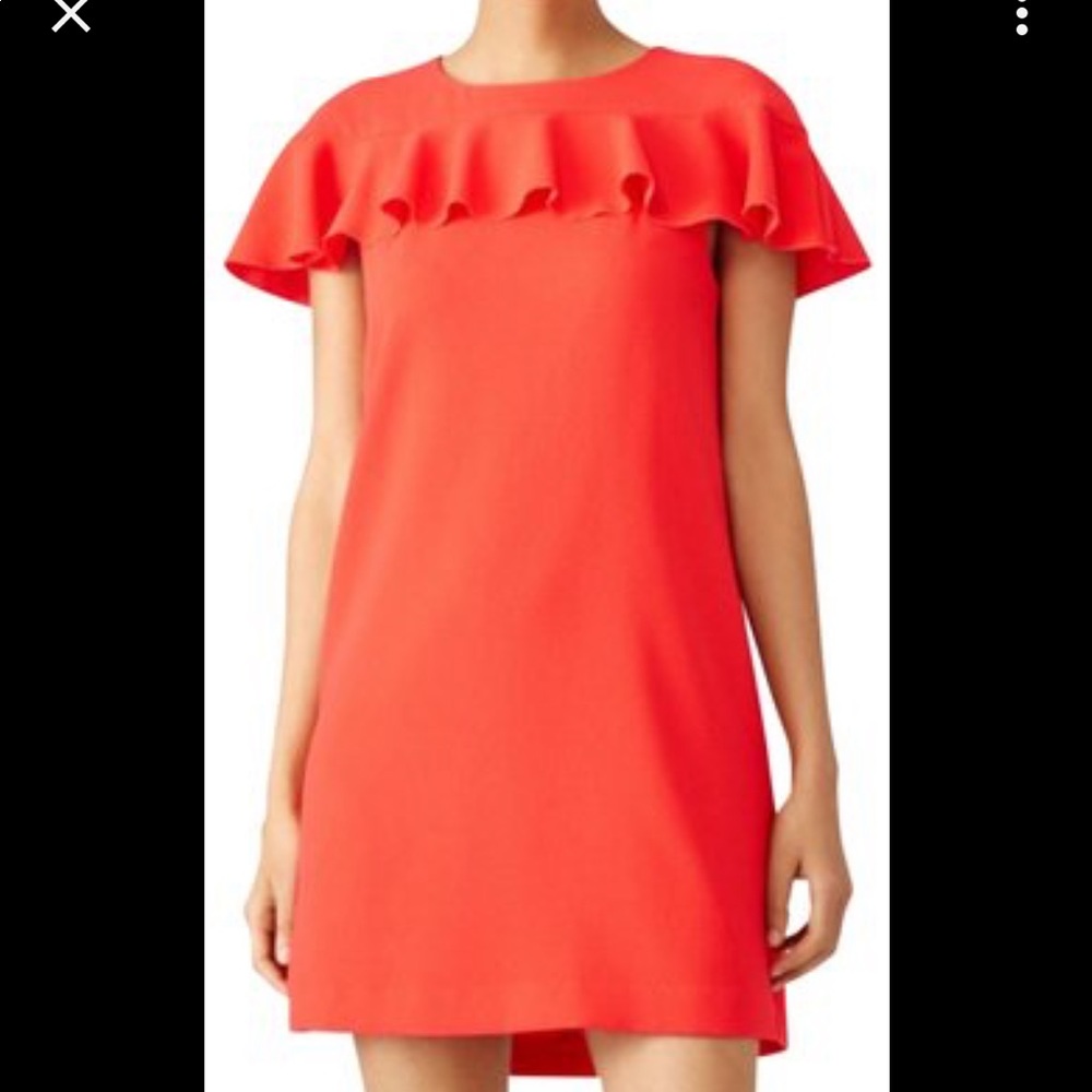 Gently used Trina Turk Orange Splash dress size 10 - Picture 2 of 13